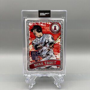 Topps Project 2020 #100 2011 Mike Trout Blake Jamieson Baseball Card LA Angels